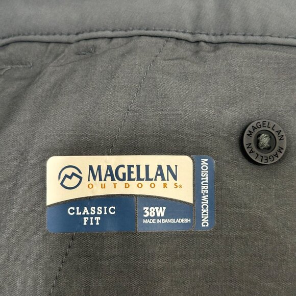 Magellan Outdoor Classic Fit Mens Pants 38W Moisture-Wicking Workwear - Picture 3 of 10
